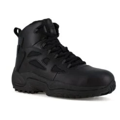 Men's Reebok 6" Rapid Response RB Composite Toe Side-Zip Boots -Outlet Harden Walk Store 0 650 reebok 6 rapid response rb composite toe side zip black1