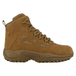 Men's Reebok 6" Rapid Response RB Composite Toe Side-Zip Boots -Outlet Harden Walk Store 0 650 reebok 6 rapid response rb composite toe side zip coyote brown