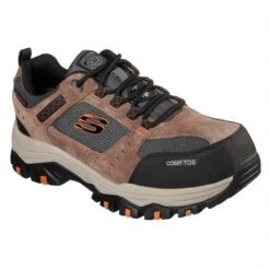 Men's Skechers Work Greetah Composite Toe Waterproof -Outlet Harden Walk Store 0 650 skechers work greetah composite toe waterproof brown black
