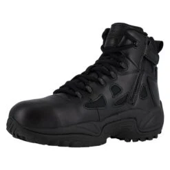 Men's Reebok 6" Rapid Response RB Composite Toe Side-Zip Boots -Outlet Harden Walk Store 1 650 reebok 6 rapid response rb composite toe side zip black1