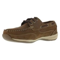Men's Rockport Works Sailing Club Boat Shoe Steel Toe 7 Men's Rockport Works Sailing Club Boat Shoe Steel Toe -Outlet Harden Walk Store 2 650 rockport works sailing club boat shoe steel toe brown1