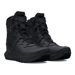 Men's Under Armour MG Valsetz Leather Side-Zip Waterproof Boots -Outlet Harden Walk Store 3 650 under armour mg valsetz leather side zip waterproof boots black